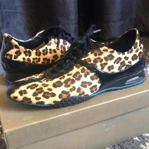 Cole Haan Air. Beau. Lace. Up Leopard Print